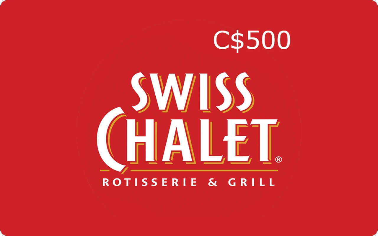 Swiss Chalet $500 Gift Card (Canada)
