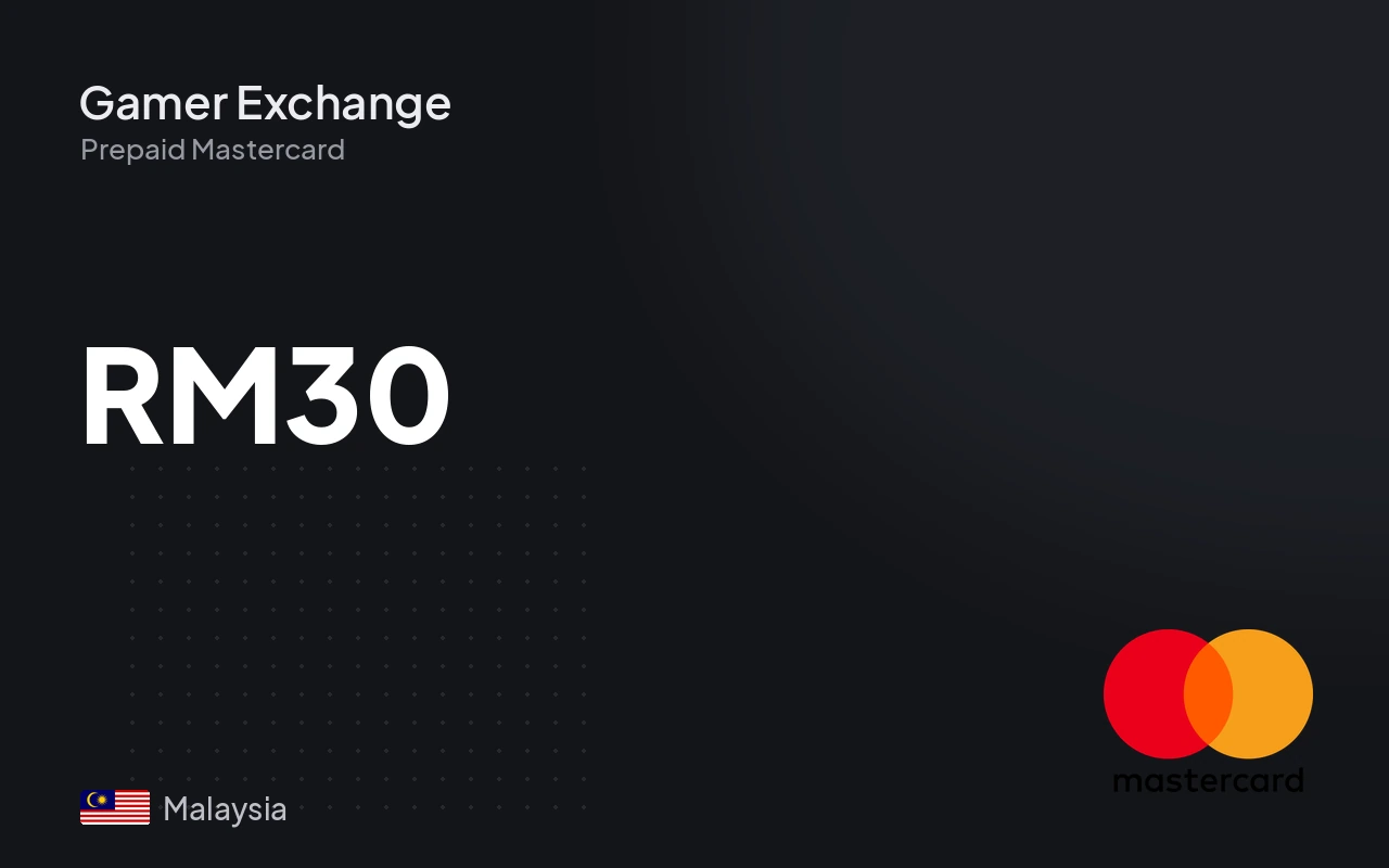 Mastercard Gamer Exchange 30 MYR Gift Card - MALAYSIA