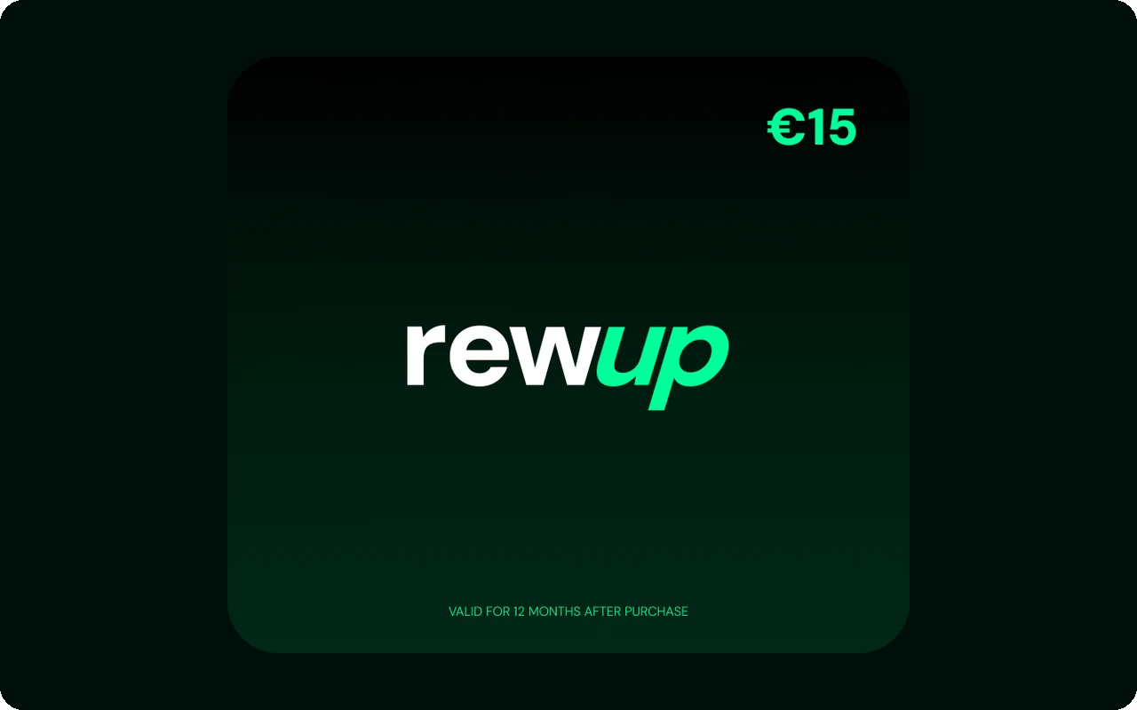 Rewup €15 Gift Card (Europe)