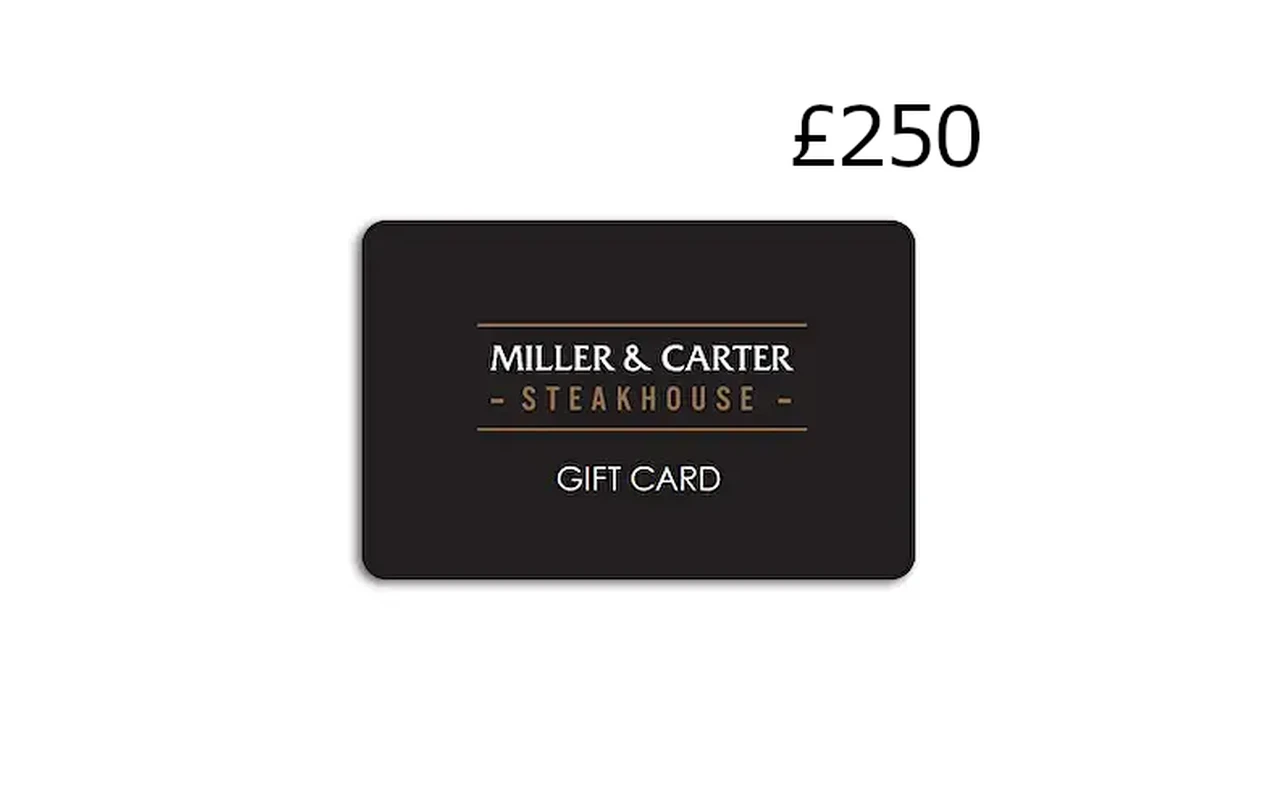 Miller & Carter £250 Gift Card (United Kingdom)