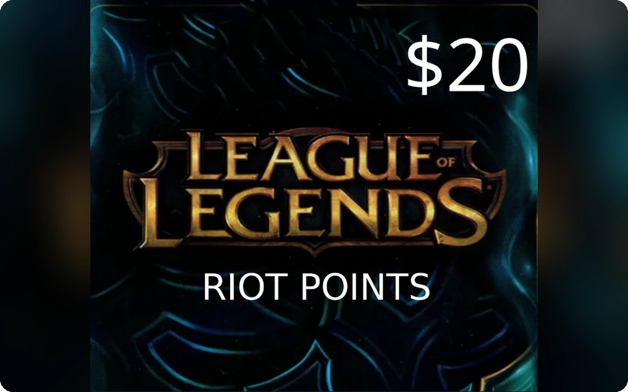 League of Legends $20 Gift Card (United States)