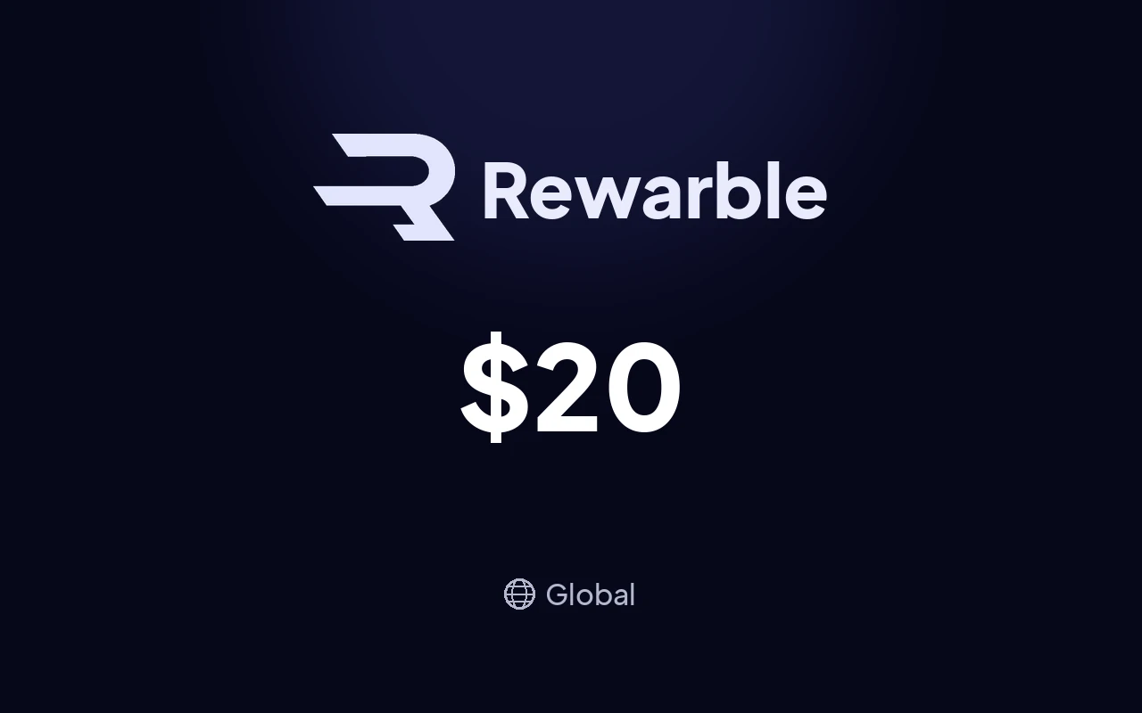 Rewarble Super $20 Gift Card
