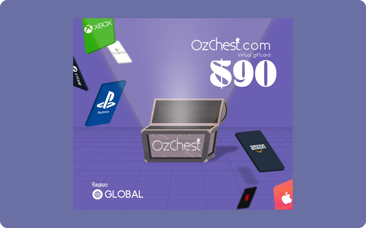 Ozchest $90 Gift Card