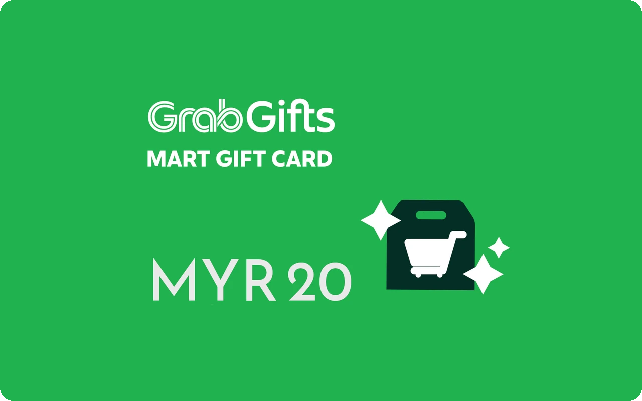 GrabMart 20 RM Gift Card (Malaysia)