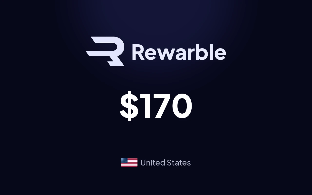 Rewarble Crypto $170 Gift Card (United States)
