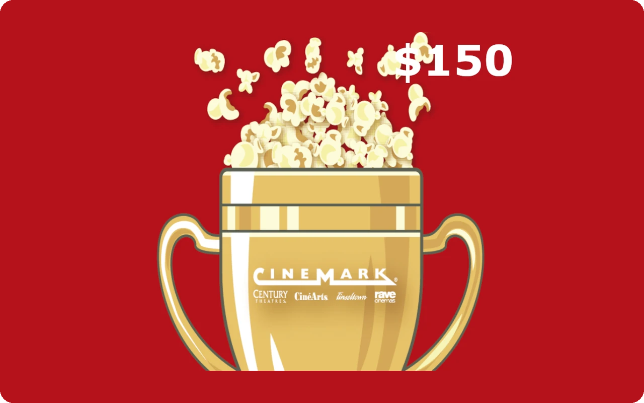Cinemark Theatres $150 Gift Card (United States)