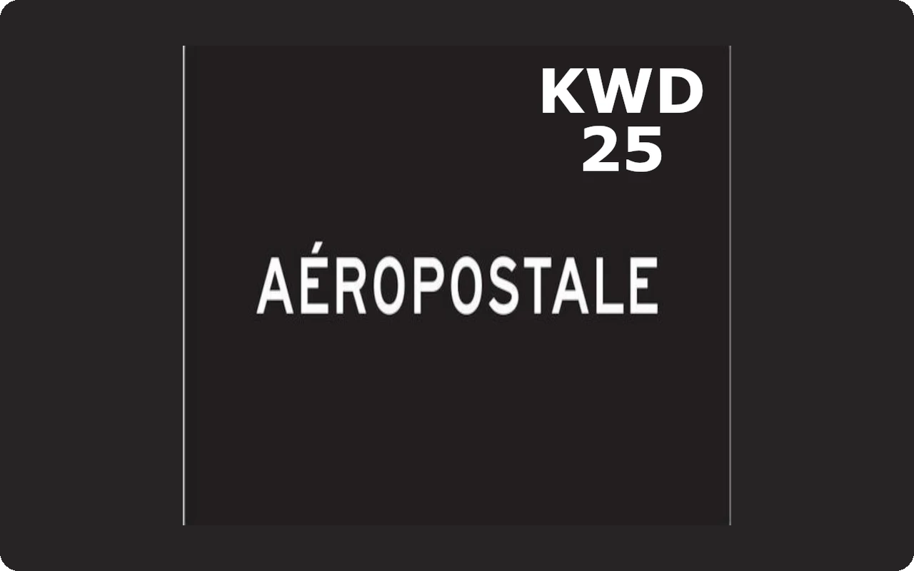 Aeropostale 25 KWD Gift Card (Kuwait)
