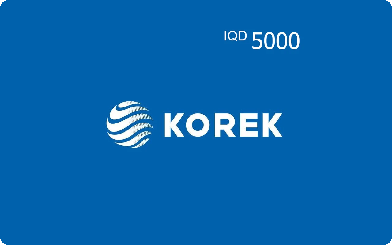 Korek 5000 IQD Gift Card (Iraq)