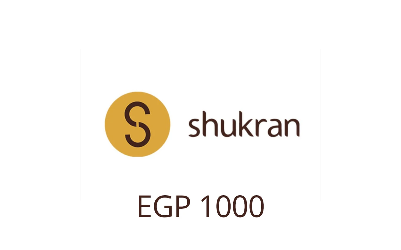 Shukran 1000 EGP Gift Card (Egypt)
