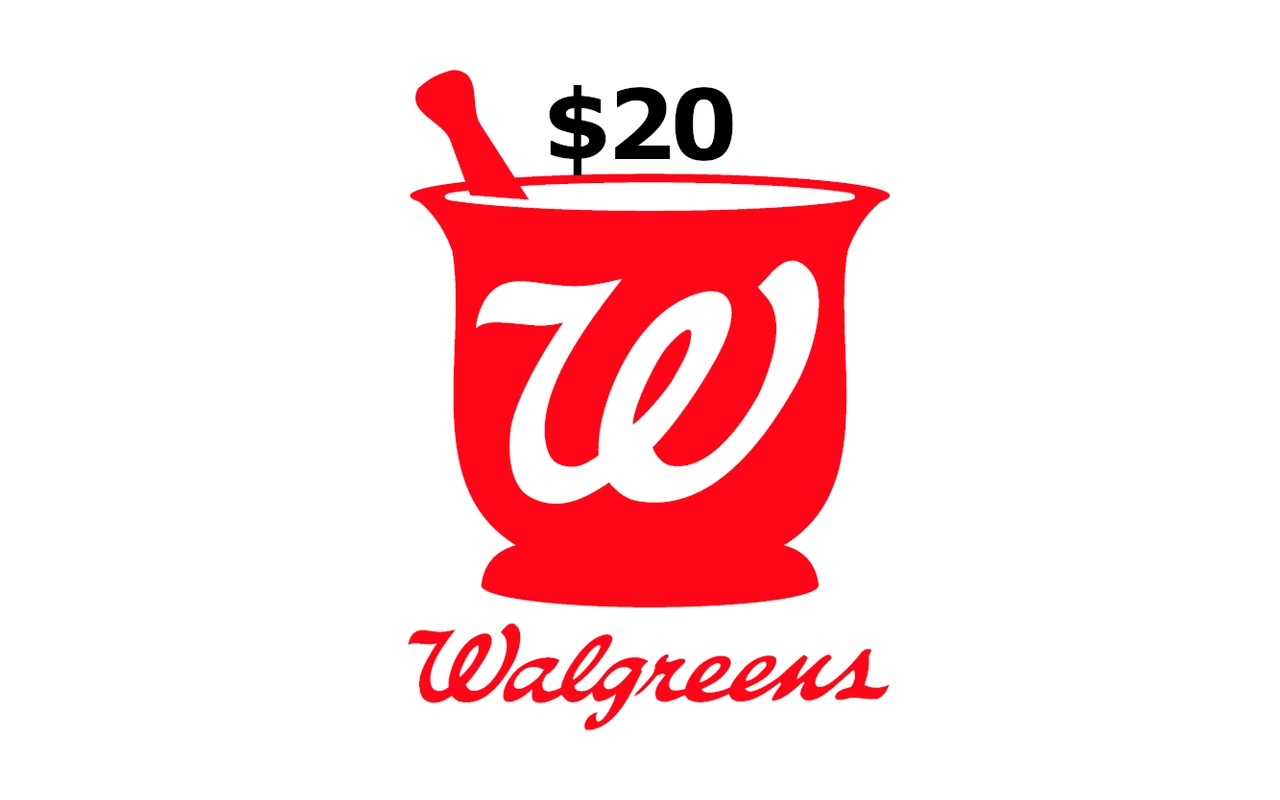 Walgreens $20 Gift Card (United States)