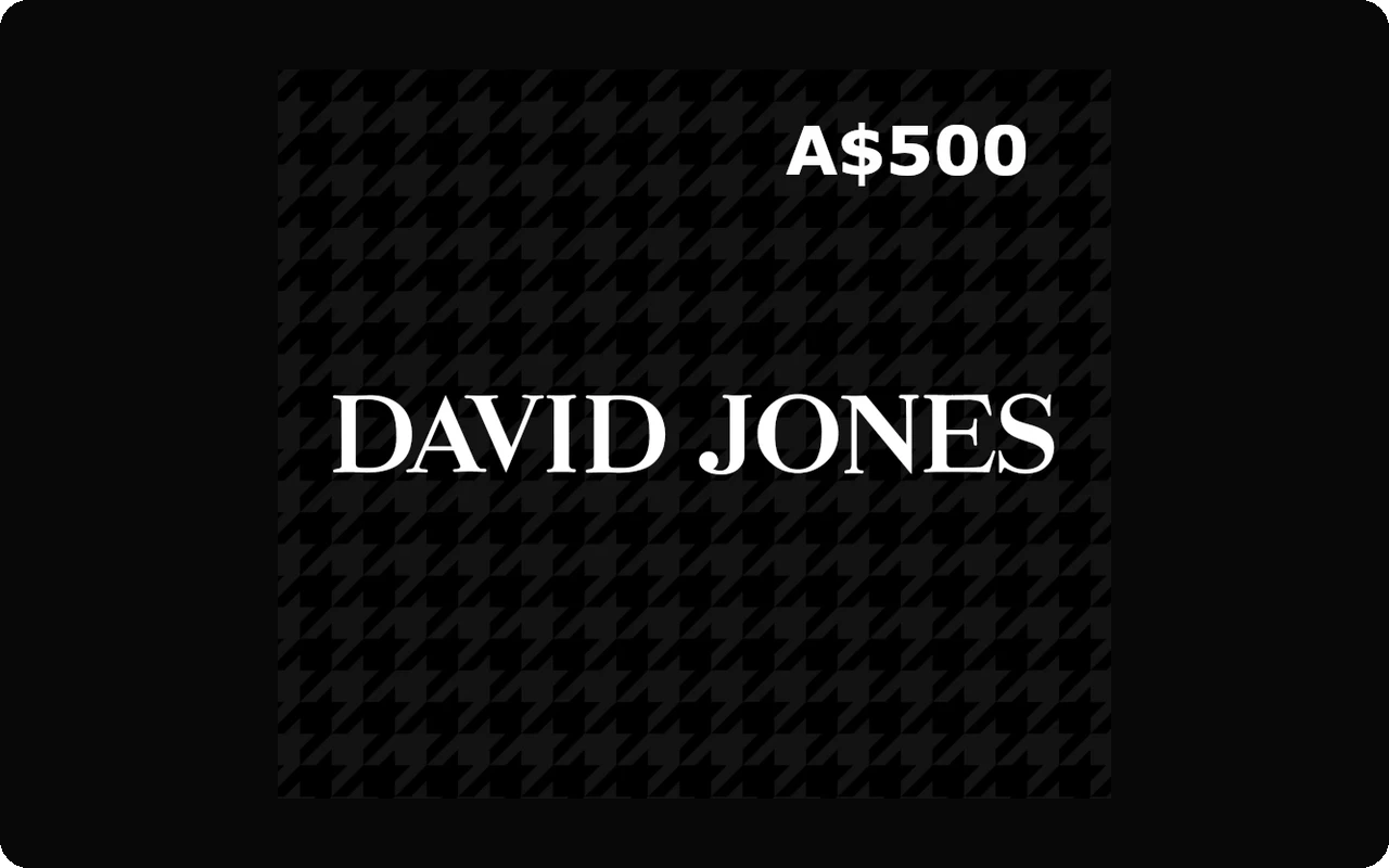 David Jones $500 Gift Card (Australia)