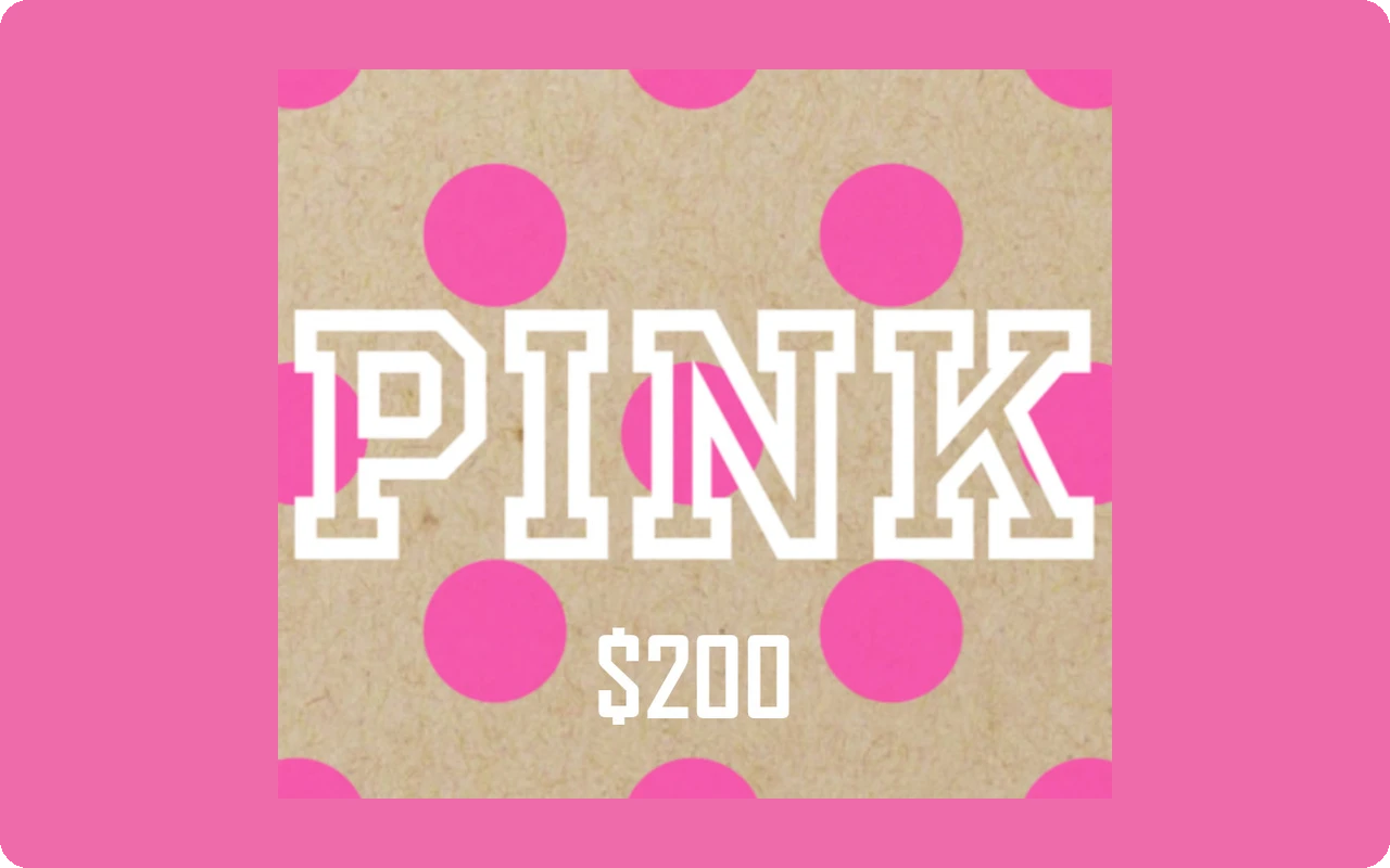 Victoria's Secret Pink $200 Gift Card (United States)