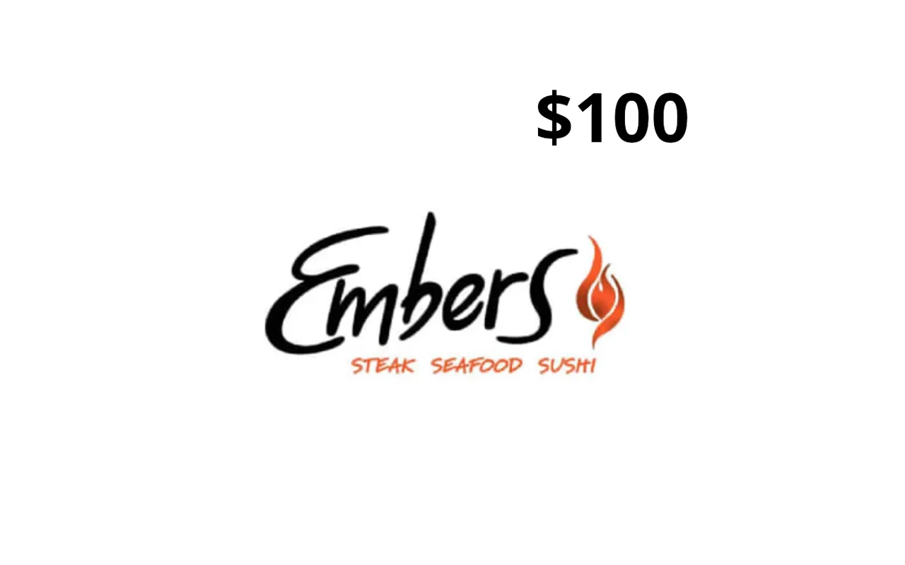 Embers Restaurant $100 Gift Card (United States)