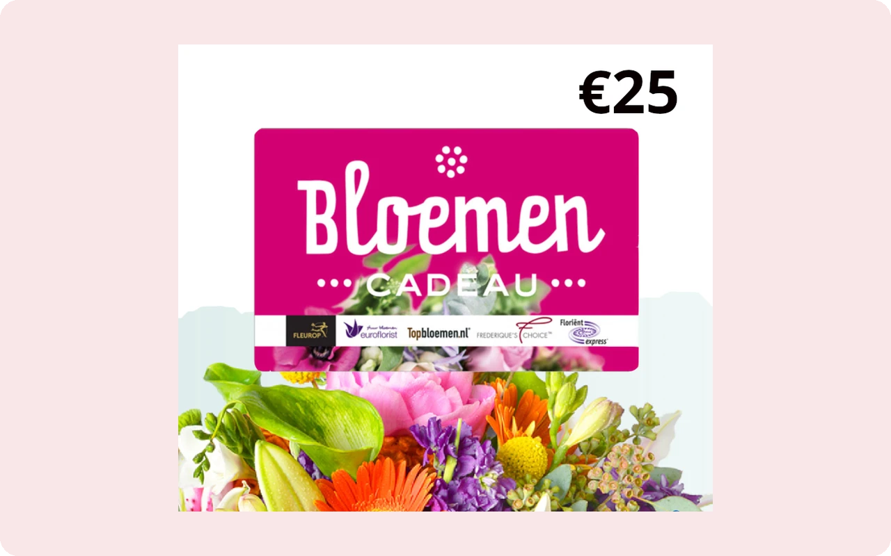 Bloemen Cadeau €25 Gift Card (Netherlands)