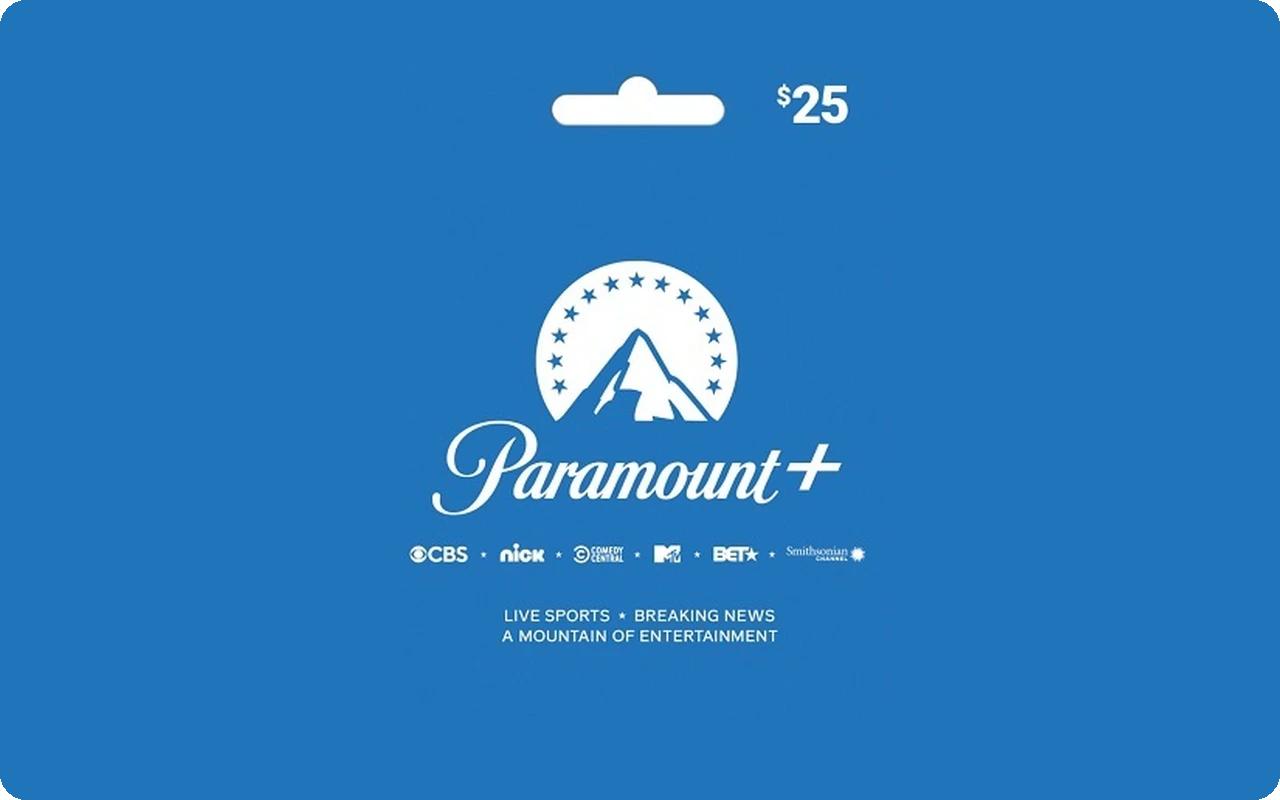 Paramount Plus Gift Card 25 USD - Paramount + Key - UNITED STATES