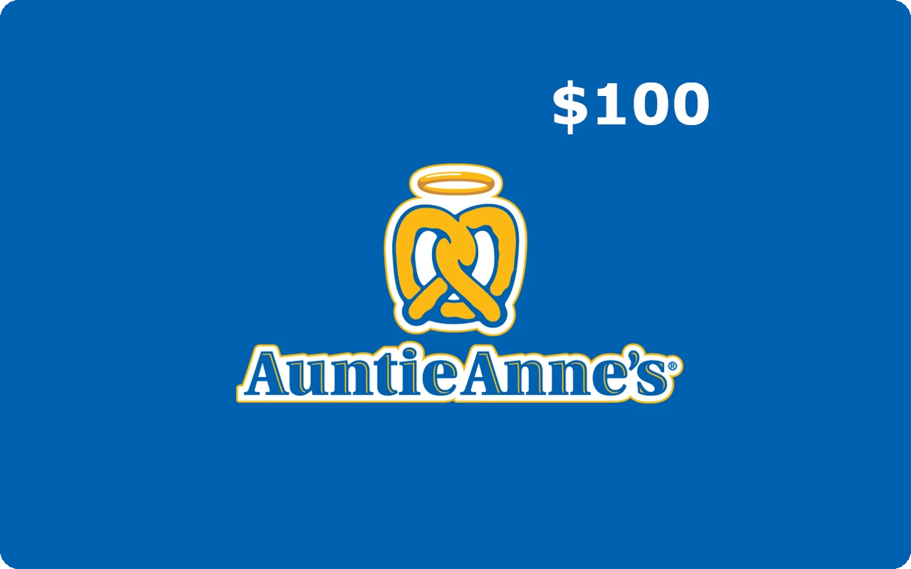 Auntie Anne $100 Gift Card (United States)