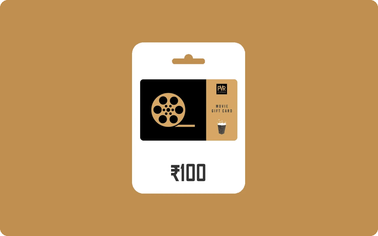 PVR Cinemas ₹100 Gift Card (India)