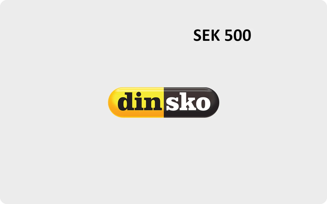 Din Sko 500 kr Gift Card (Sweden)