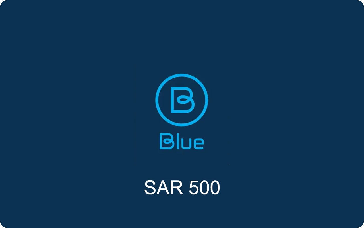 Blue Prepaid 500 SAR Gift Card (Saudi Arabia)