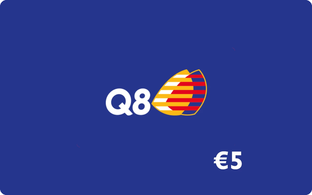 Q8 €8 Gift Card (Italy)