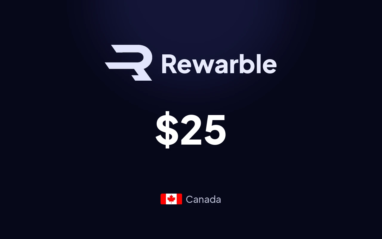 Rewarble Skrill $25 Gift Card (Canada)