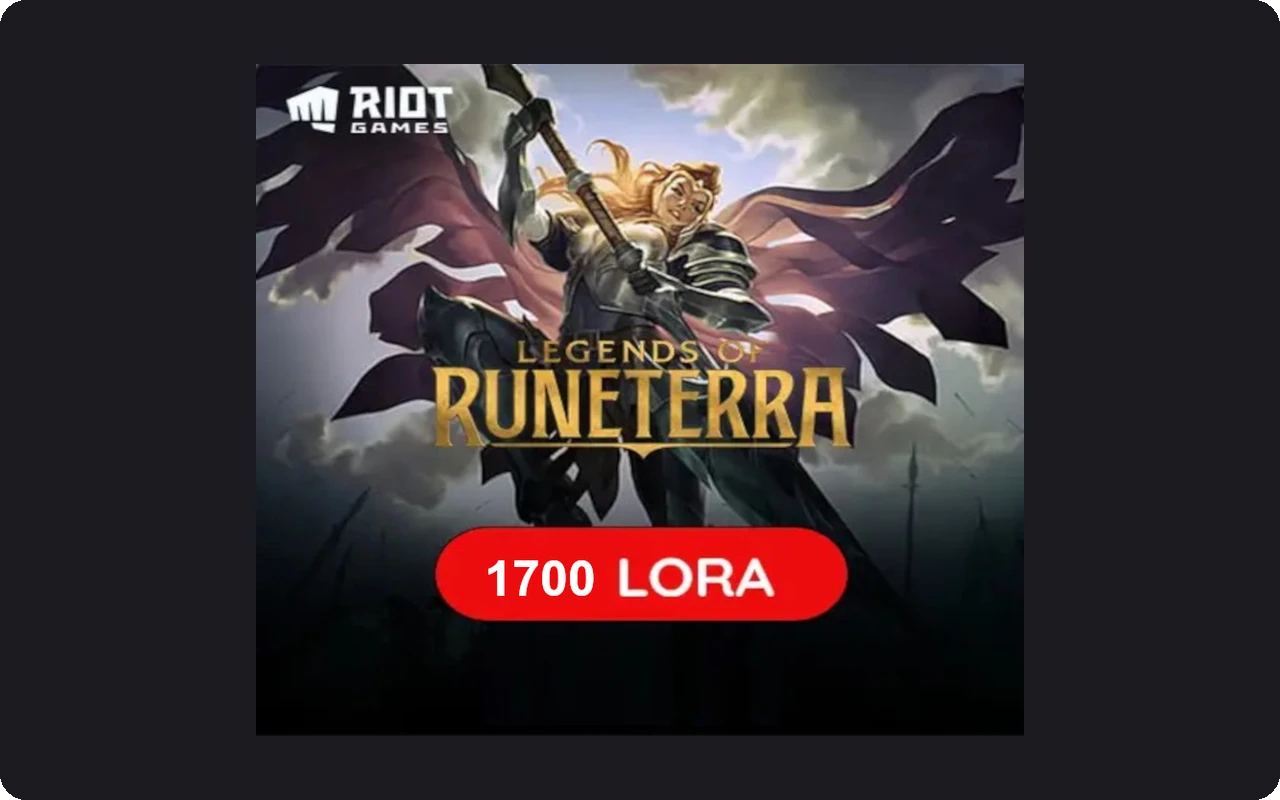 Legends Of Runeterra 1700 Gift Card (Turkey)