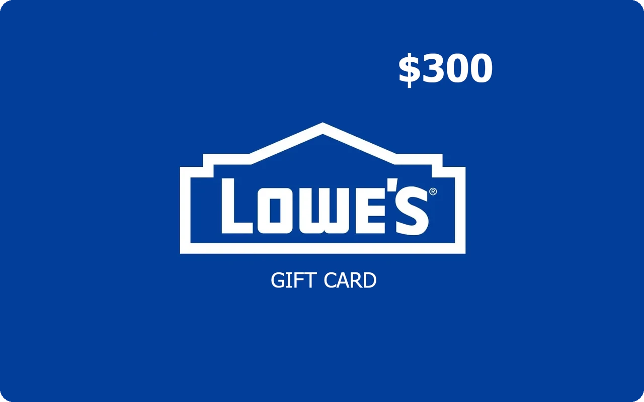 Lowe's $300 Gift Card (United States)