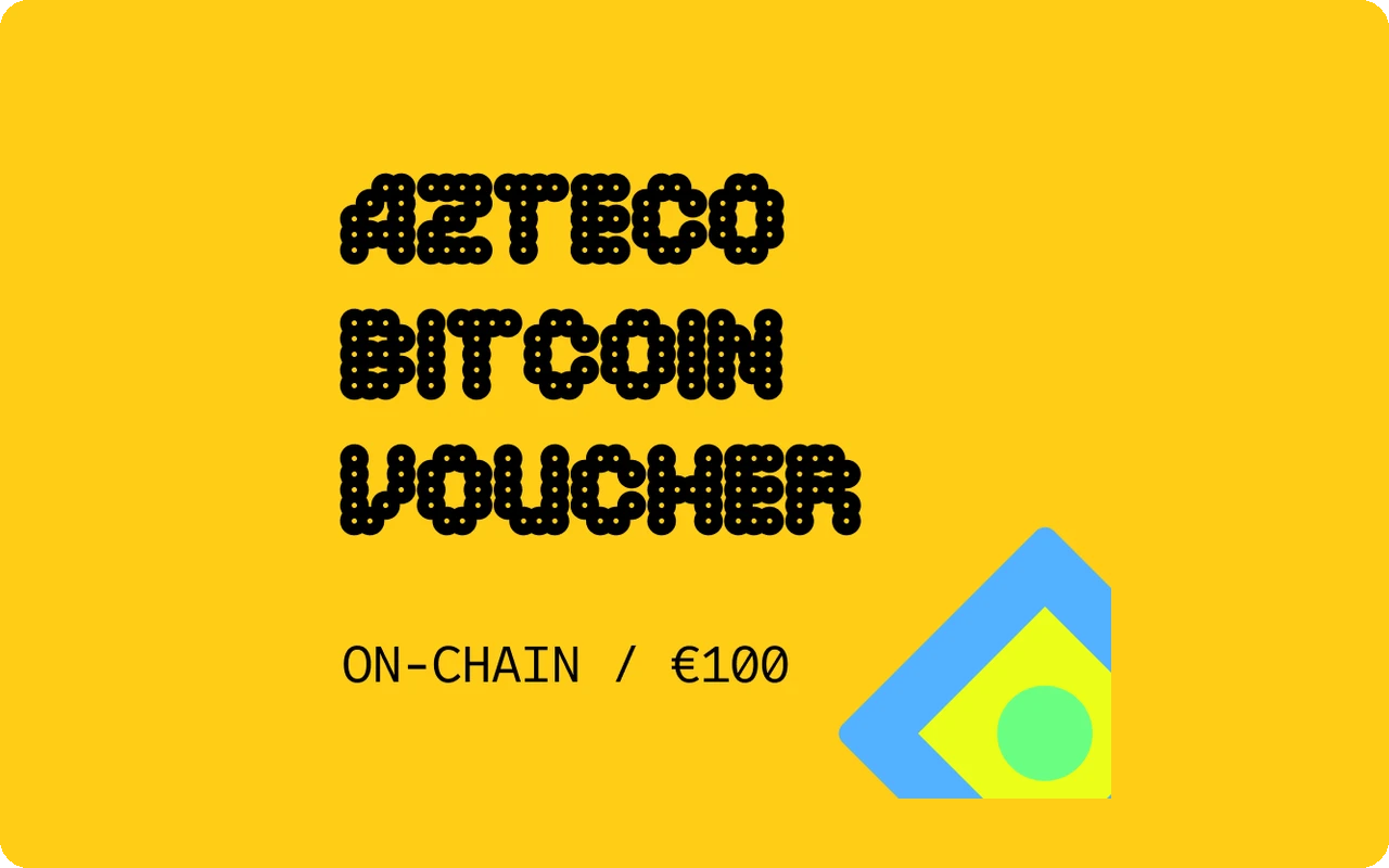 Azteco Bitcoin On Chain €100 Gift Card (Europe)