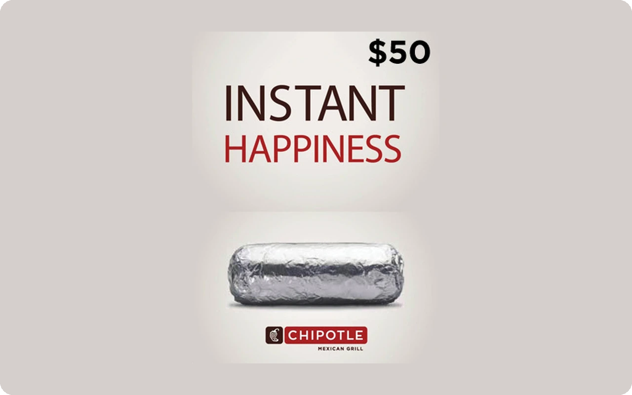 Chipotle Gift Card 7 USD - Chipotle Key - UNITED STATES