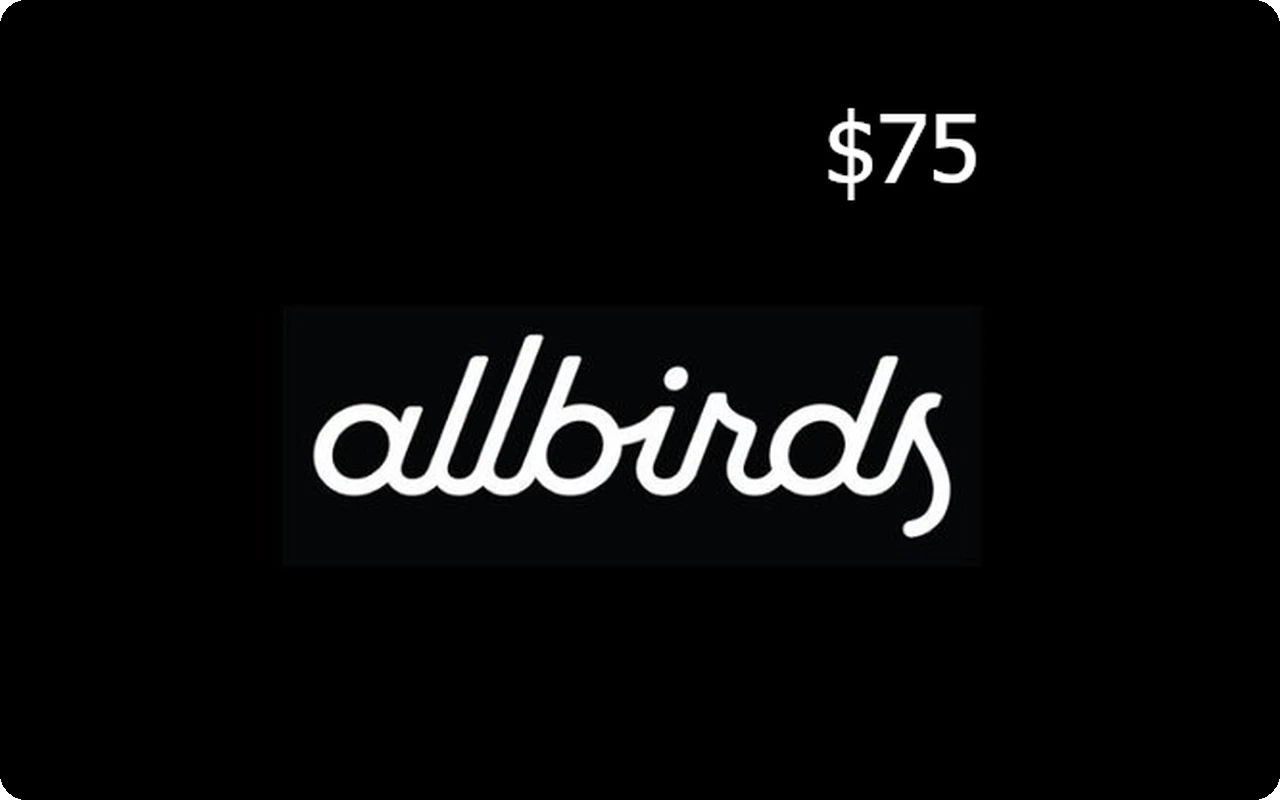 Allbirds $75 Gift Card (United States)