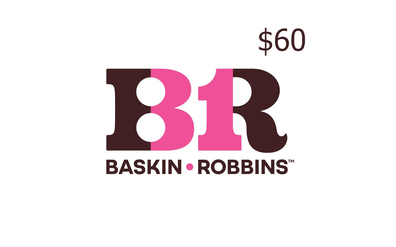 Baskin Robbins $60 Gift Card (United States)