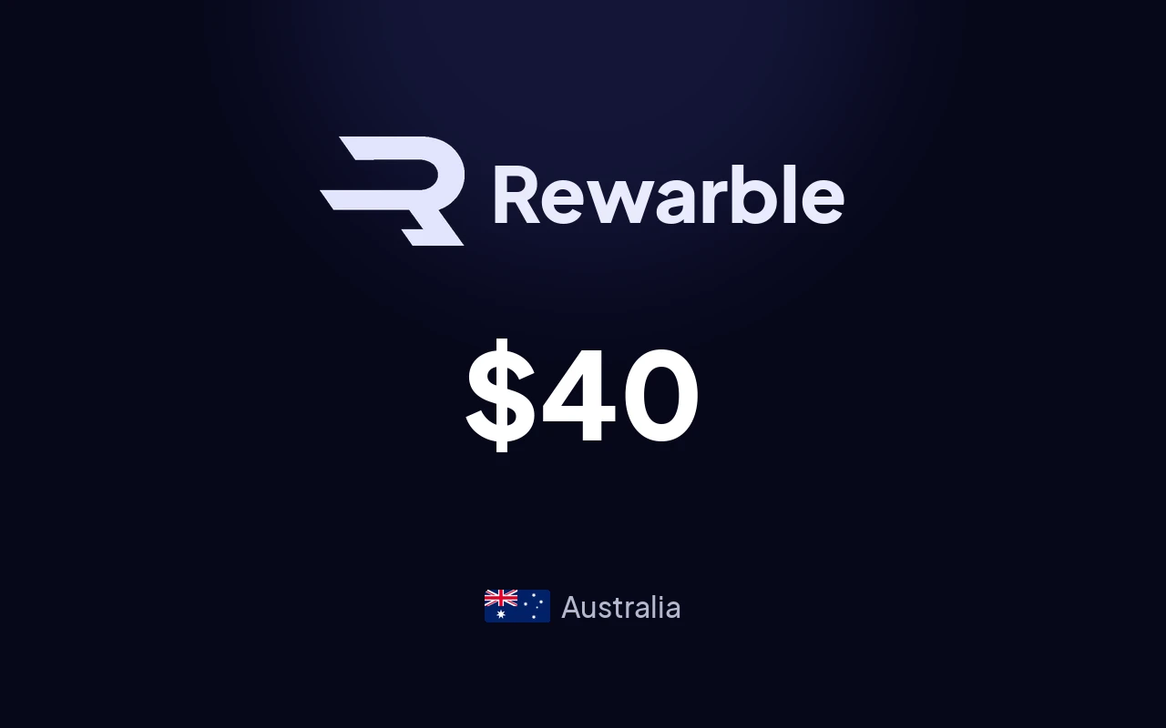 Rewarble Super $40 Gift Card (Australia)