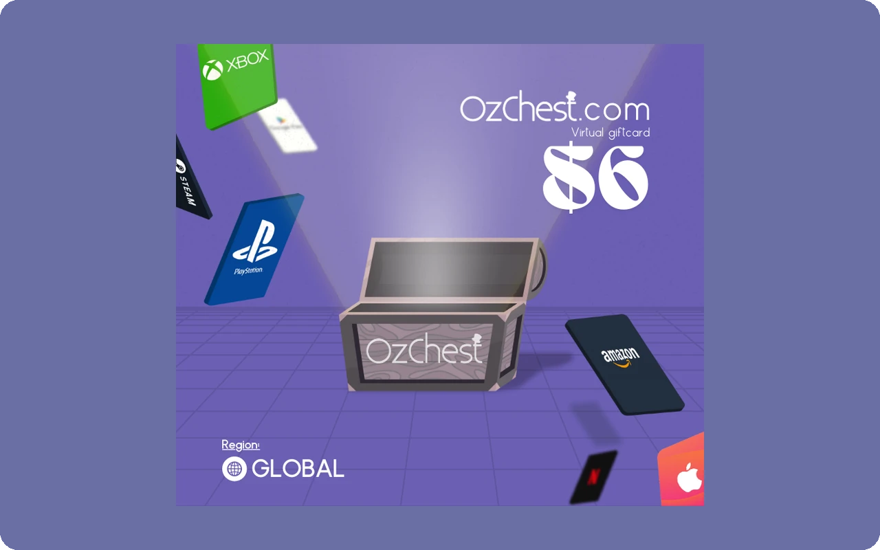 Ozchest $6 Gift Card