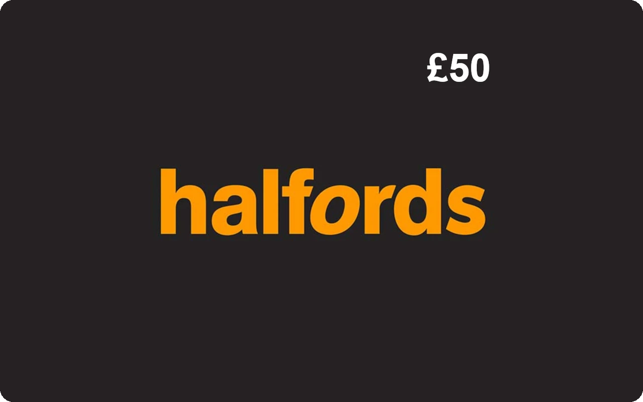 Halfords £50 Gift Card (United Kingdom)