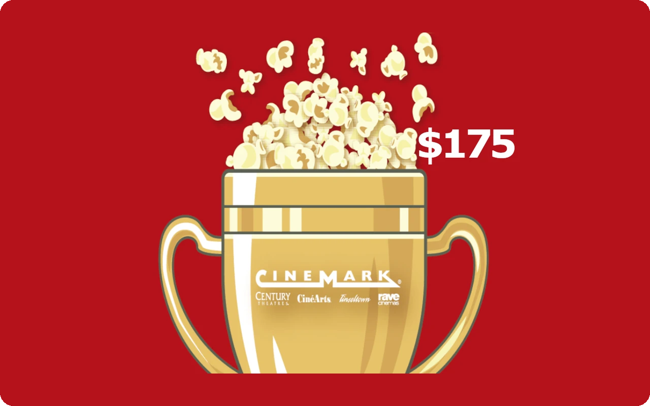Cinemark Theatres $175 Gift Card (United States)