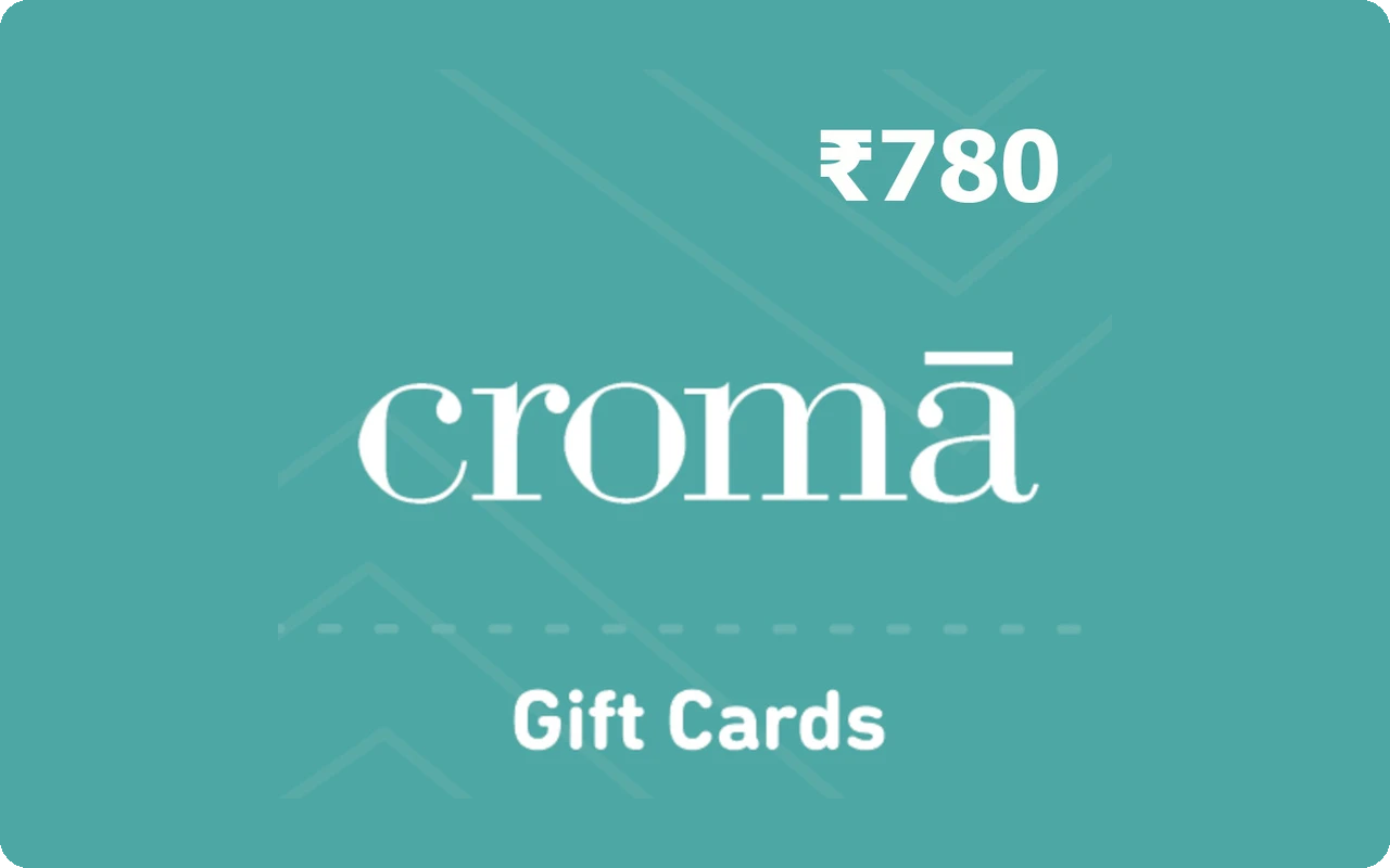 Croma ₹780 Gift Card (India)