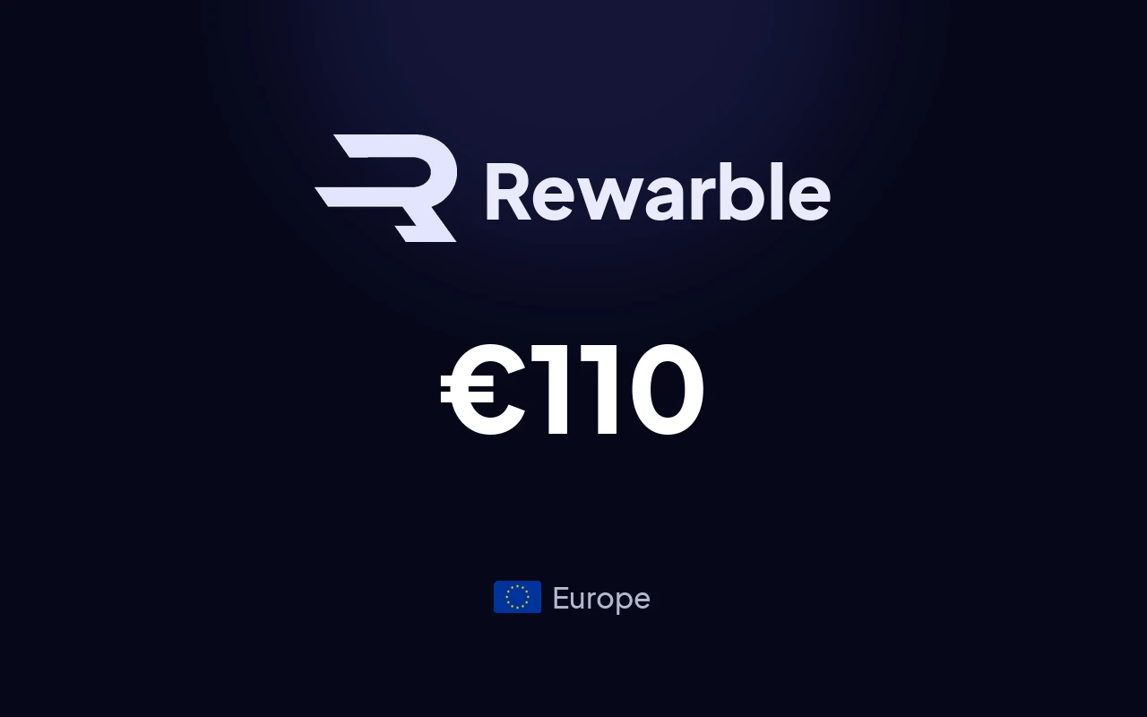 Rewarble Payeer €110 Gift Card (Europe)
