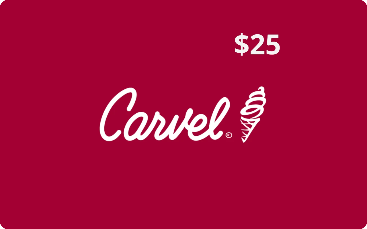Carvel 25 Gift Card (United States)