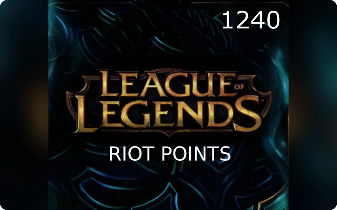 League of Legends 1240 Gift Card
