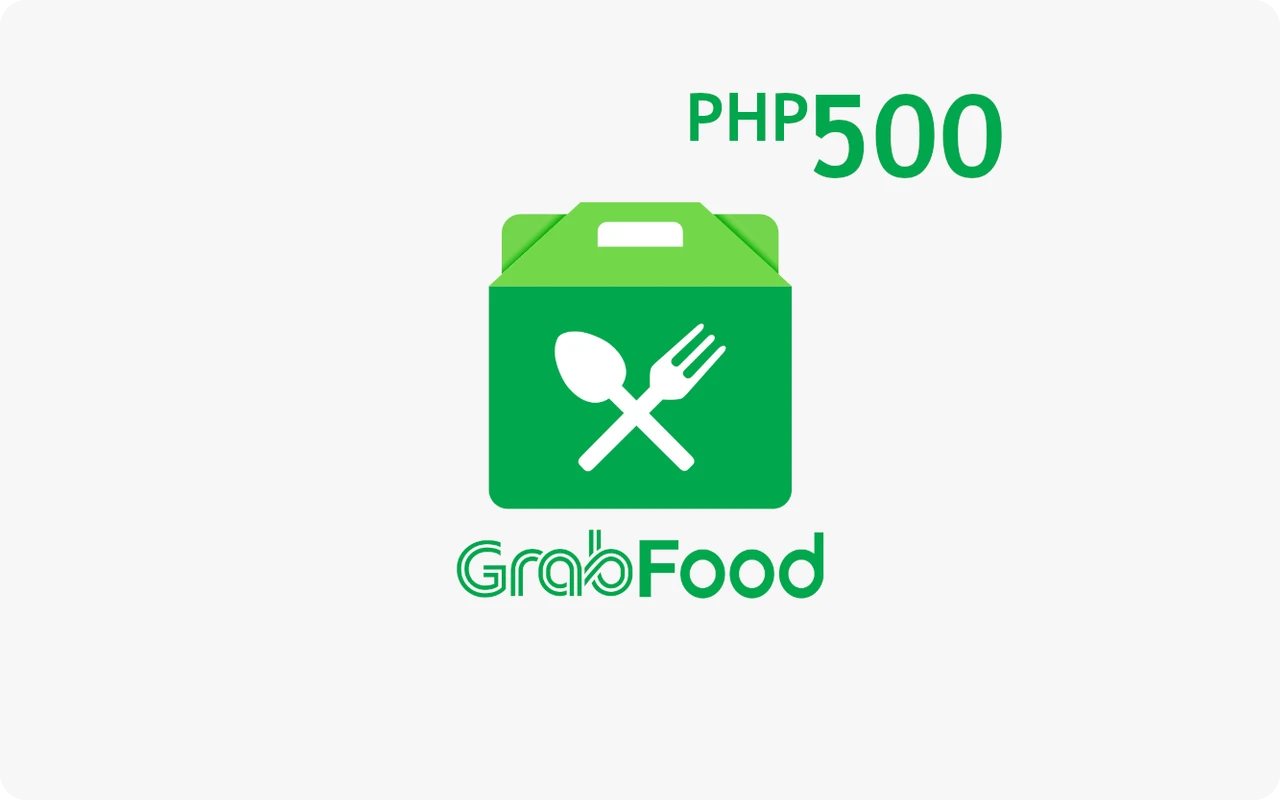 Grab Food ₱500 Gift Card (Philippines)
