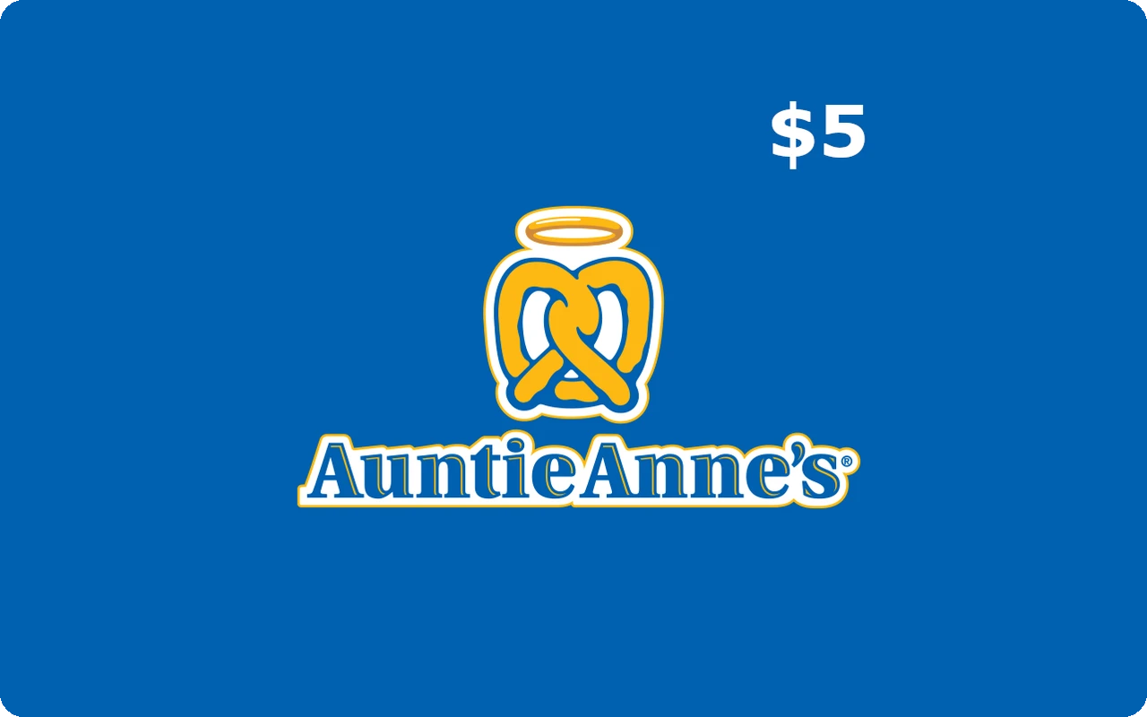 Auntie Anne $5 Gift Card (United States)