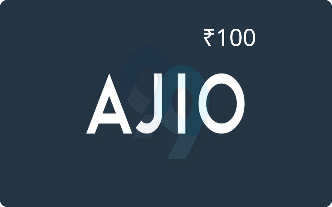 Ajio ₹100 Gift Card (India)