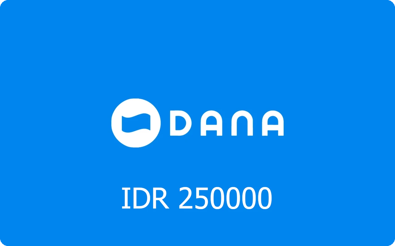Dana Cash 250000 Rp Gift Card (Indonesia)