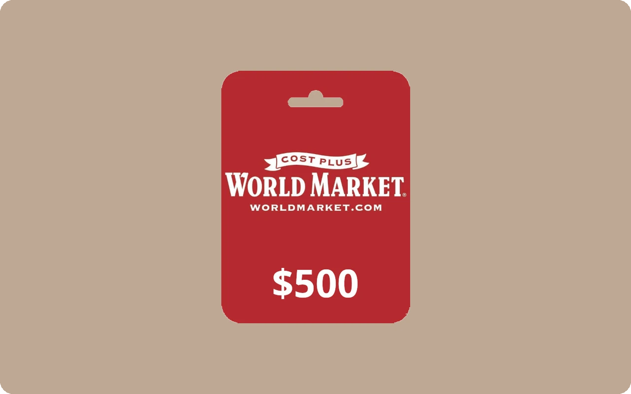 Cost Plus World Market $500 Gift Card (United States)