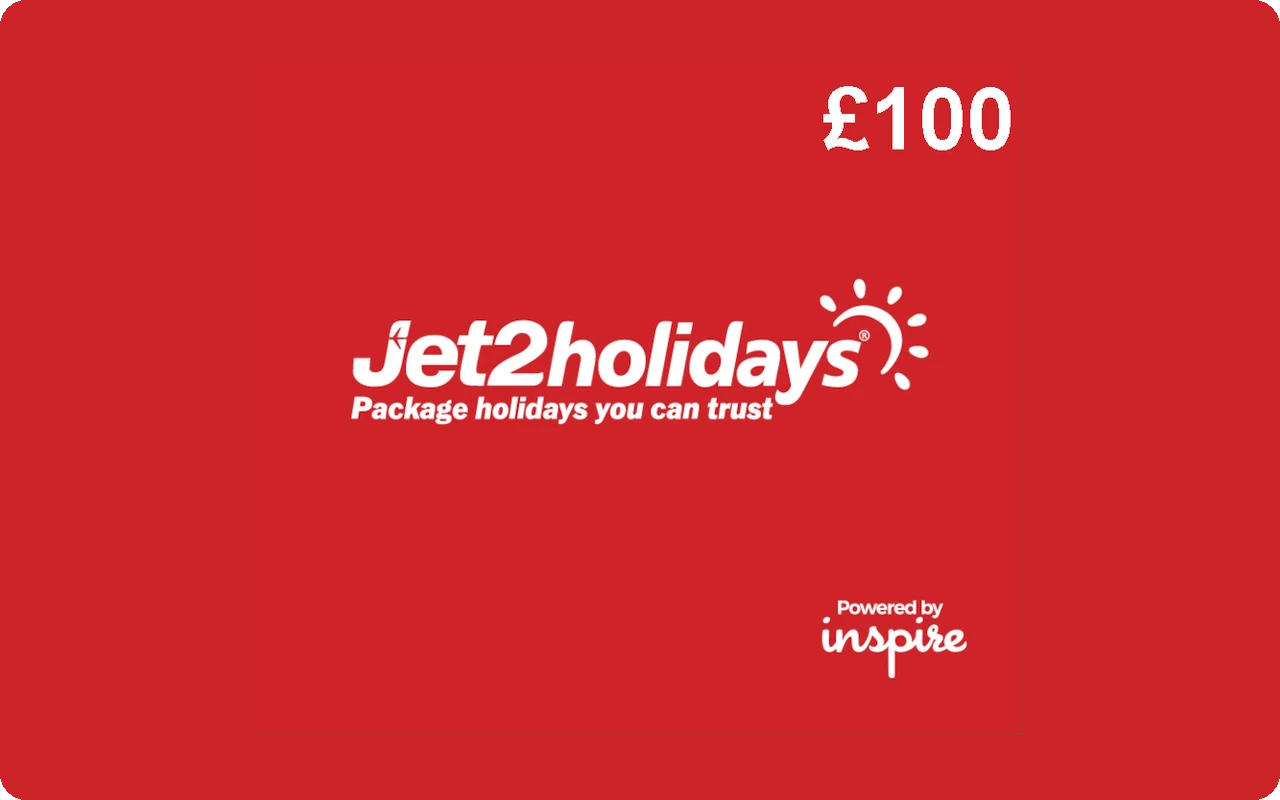 Jet2Holidays By Inspire £100 Gift Card (United Kingdom)