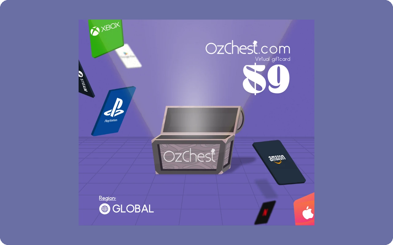 Ozchest $9 Gift Card