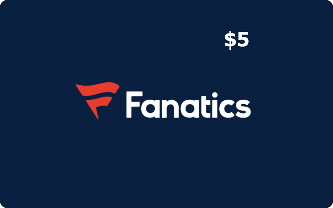 Fanatics $5 Gift Card (United States)