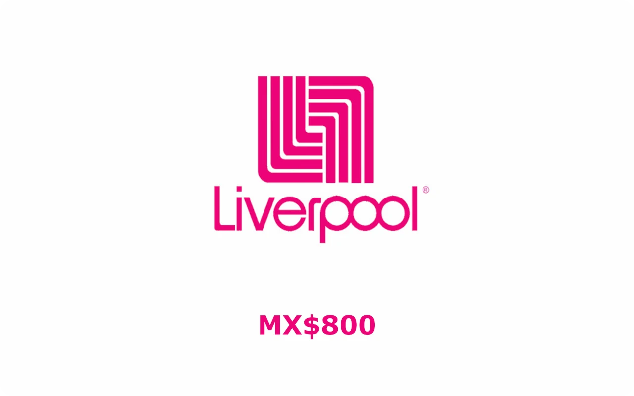 Liverpool $800 Gift Card (Mexico)