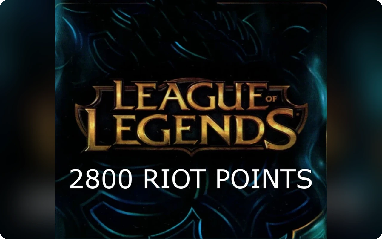 League of Legends 2800 Gift Card (United States)