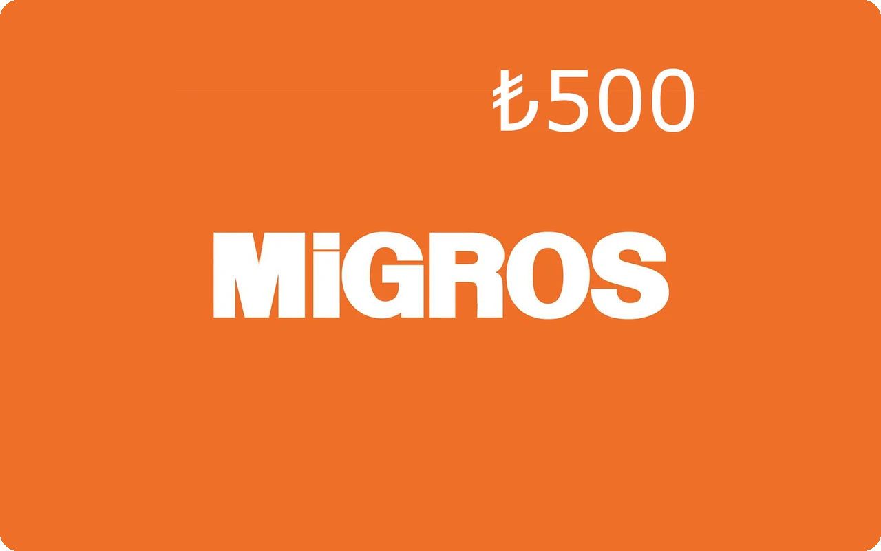 Migros ₺500 Gift Card (Turkey)